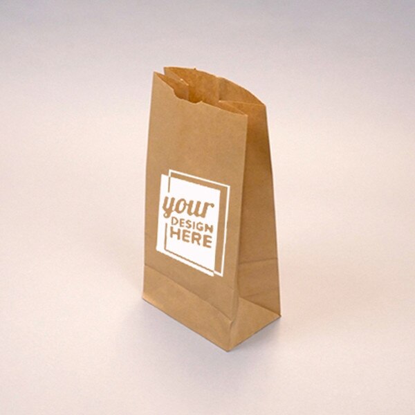 Custom-Printed Natural Kraft 8-lb G